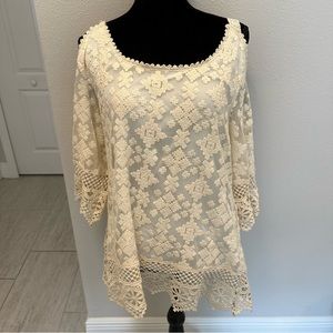 Crochet Off the Shoulder Top